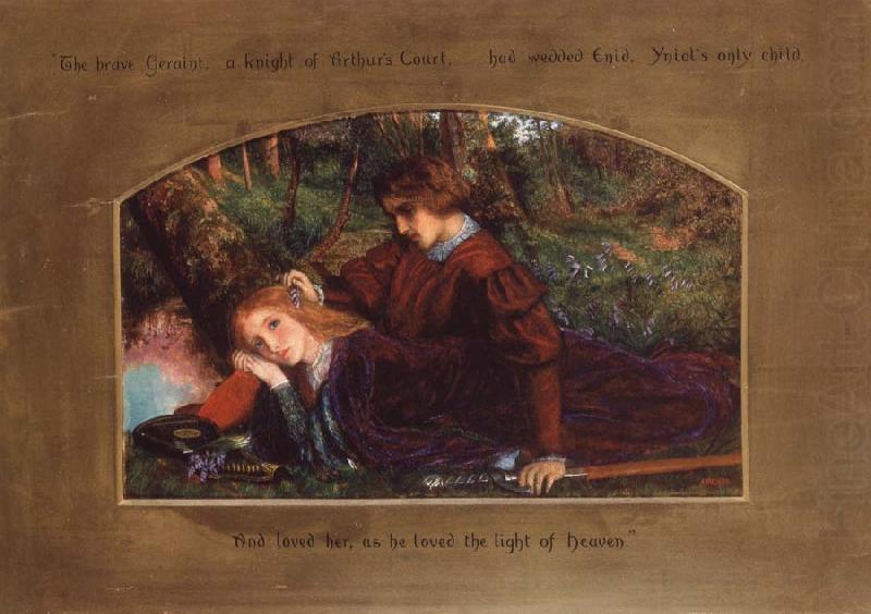 Enid and Geraint, Arthur Hughes